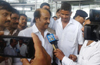 Fans thrilled to catch a glimpse of Super Star Rajnikanth at Mlore airport